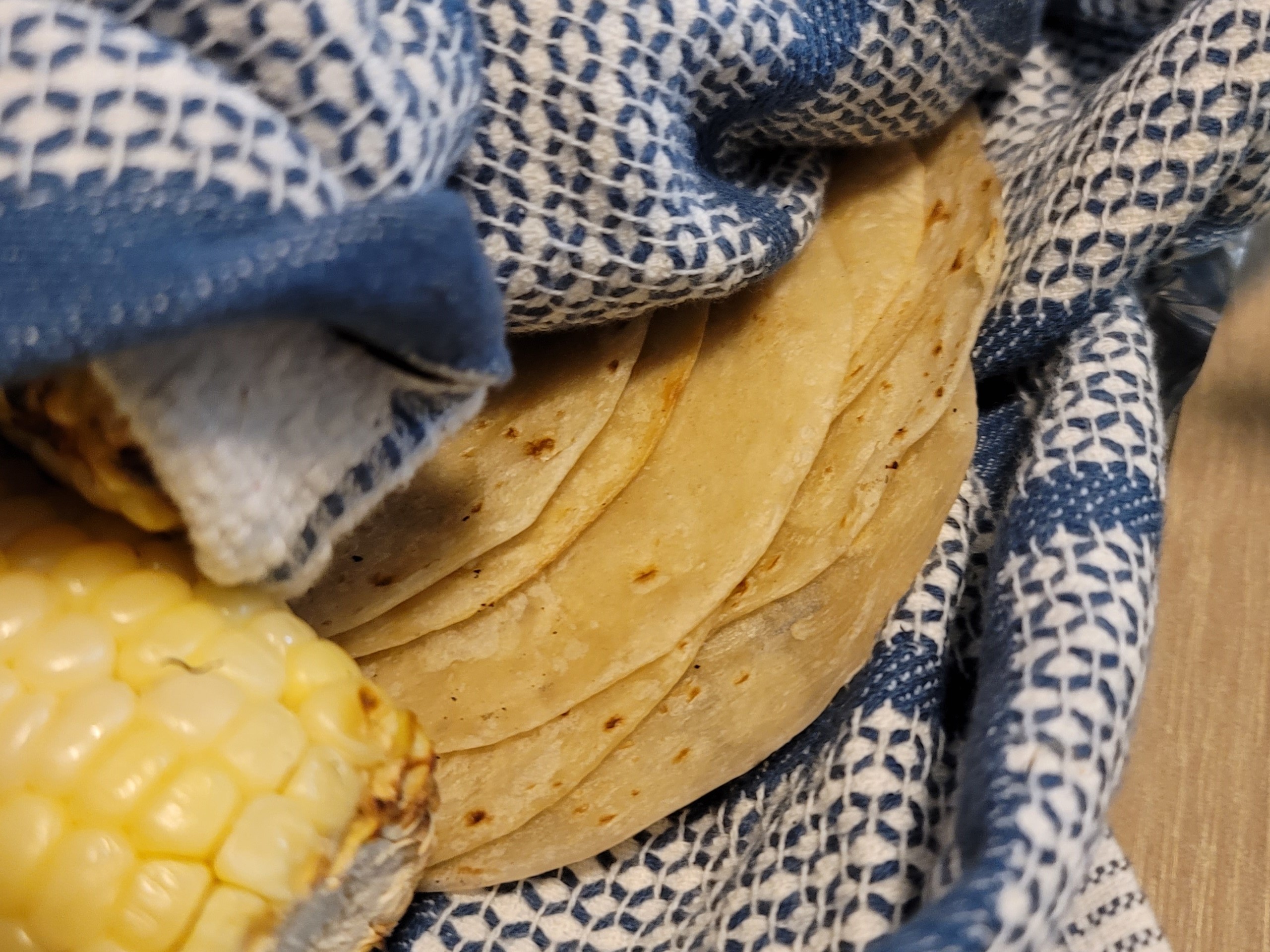 Freshly Made Corn Tortillas